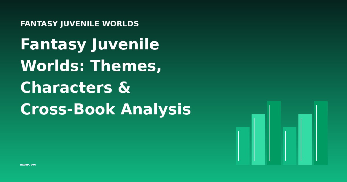 Fantasy Juvenile Worlds: Themes, Characters & Cross-Book Analysis