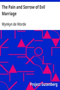 Cover of The Pain and Sorrow of Evil Marriage — Text and Context