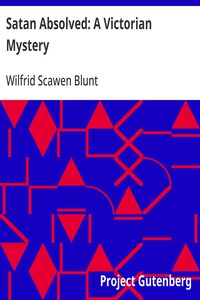 Cover of Satan Absolved: A Victorian Mystery — Reading Notes