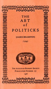 Cover of The Art of Politicks — Edition Insights