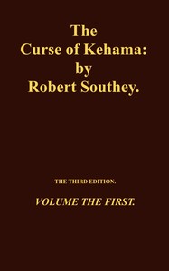 Cover of The Curse of Kehama, Volume 1 (o...