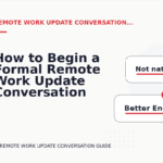 How to Begin a Formal Remote Work Update Conversation