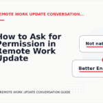 How to Ask for Permission in Remote Work Update Conversation English
