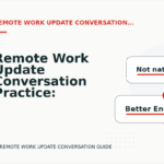 Remote Work Update Conversation Practice: Problem and Solution Replies
